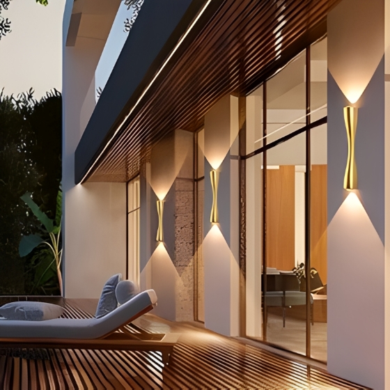 Dual Indoor Outdoor Wall Light